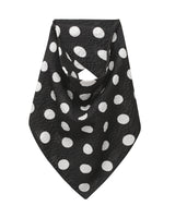 Coco easy on off bandana face covering and scarf. Perfect for travel. Add style and interest to any outfit. 